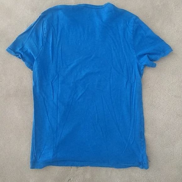 Original Penguin Blue V Neck Pocket Tee - Picture 5 of 5